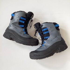 Columbia Gray and Blue Snow Boots